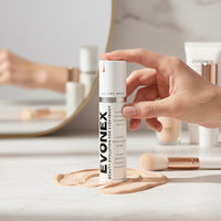 Evonex Age Defying Liquid Foundation Hydrating Light Smooth Cream with Moisturizer Brightening Matte Effects Concealer Skin Care