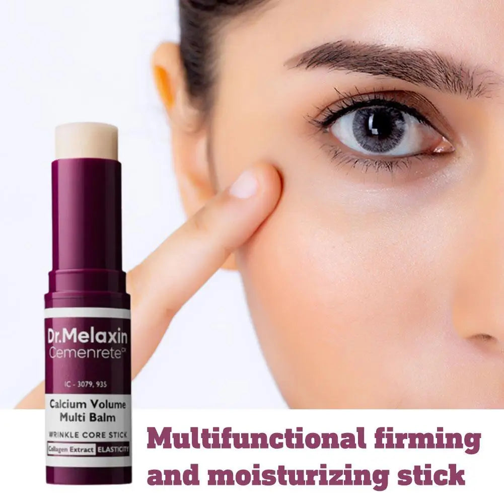 Dr. Melaxin Multi-Action Eye Cream Stick Firms Moisturizes Reduces Fine Lines Dark Circles Wrinkle-Removing Moisturizes Eye Skin