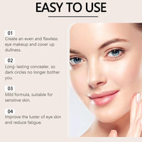 Hydrating Concealer Even Skin Tone Cover Dark Circles Acne Pores Long Lasting Makeup Brightening Skin Breathable Makeup Products