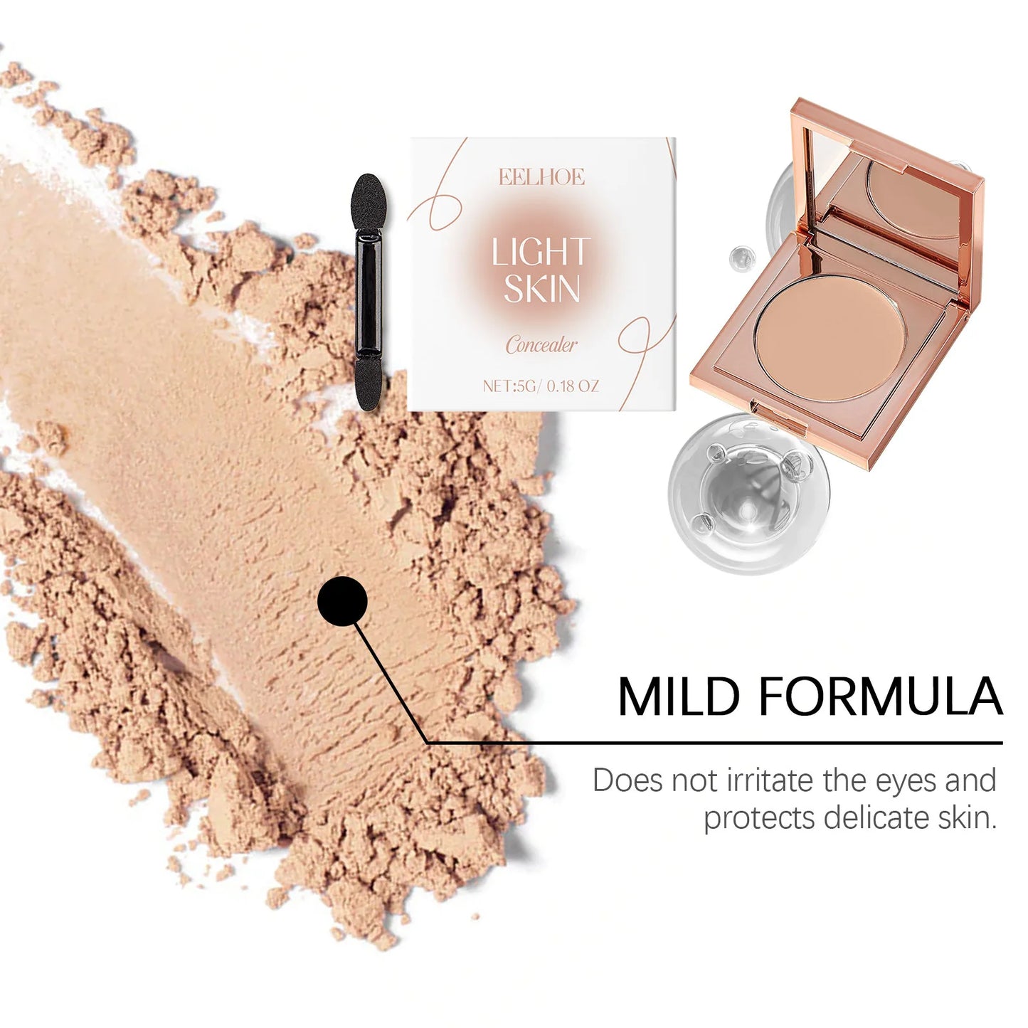 Hydrating Concealer Even Skin Tone Cover Dark Circles Acne Pores Long Lasting Makeup Brightening Skin Breathable Makeup Products